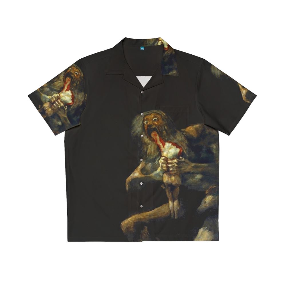 Saturn devouring his son mythological creature Hawaiian shirt