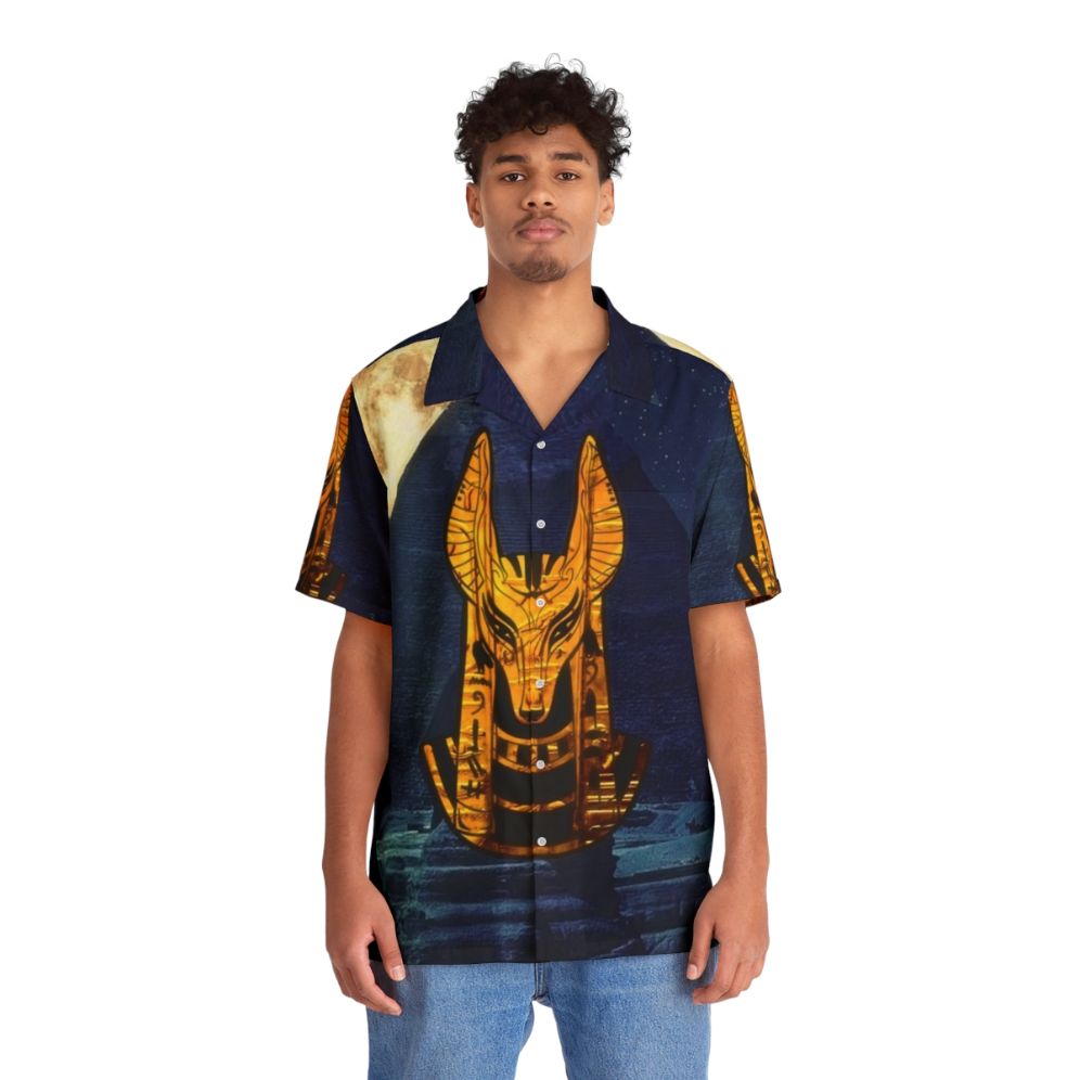 Anubis Egyptian God Hawaiian Shirt - Lifestyle