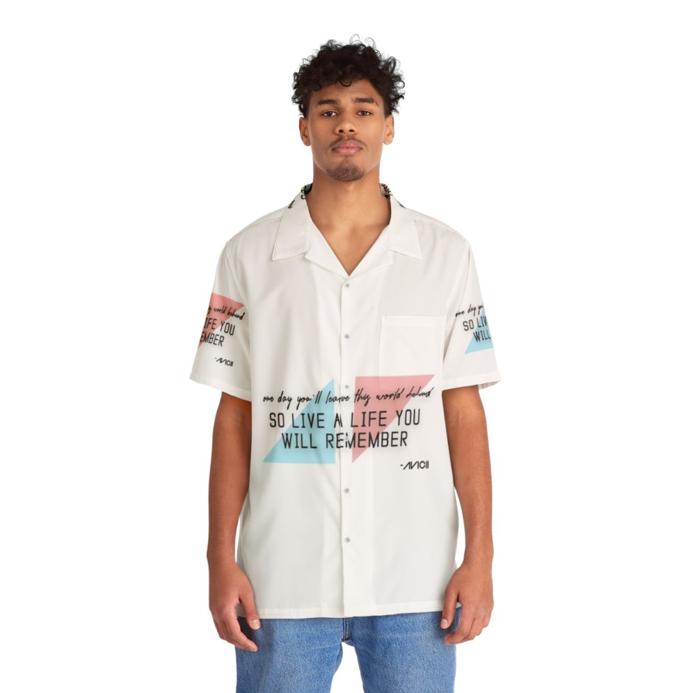 Avicii Hawaiian Shirt with Tribute Quote - People Front