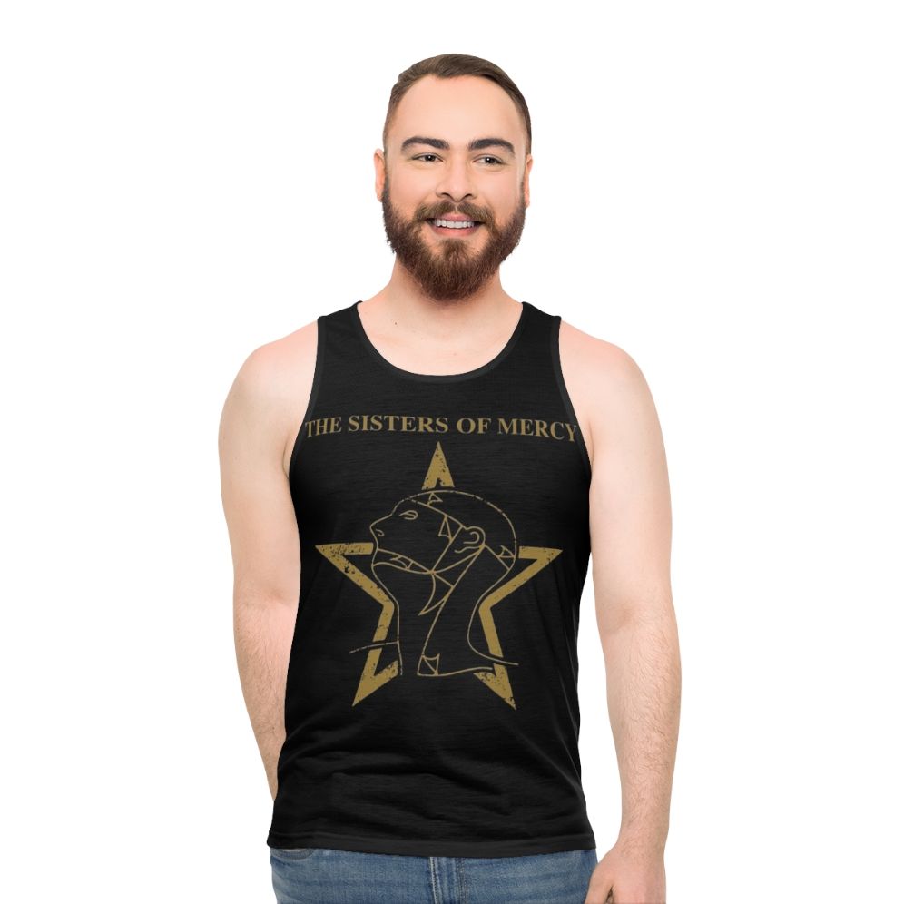 Post Punk Music Unisex Tank Top - men