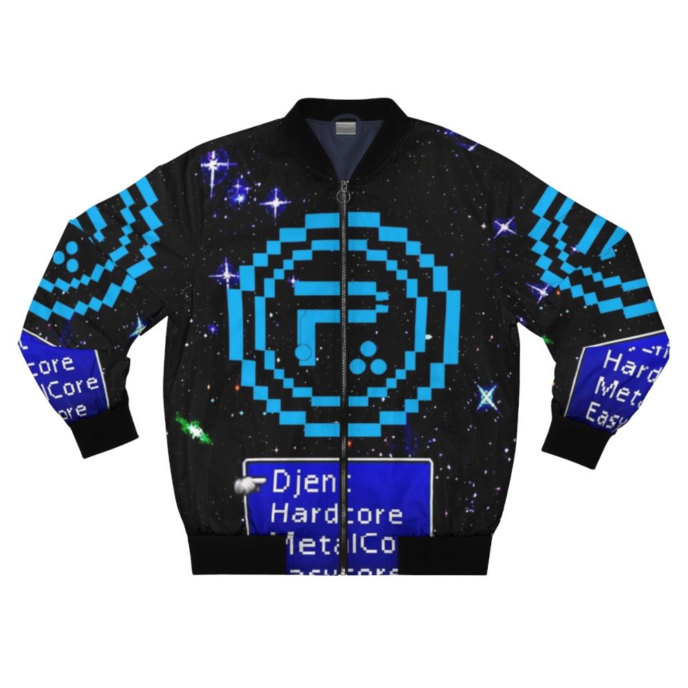 Periphery 8-Bit Metalcore Bomber Jacket with Select Difficulty design