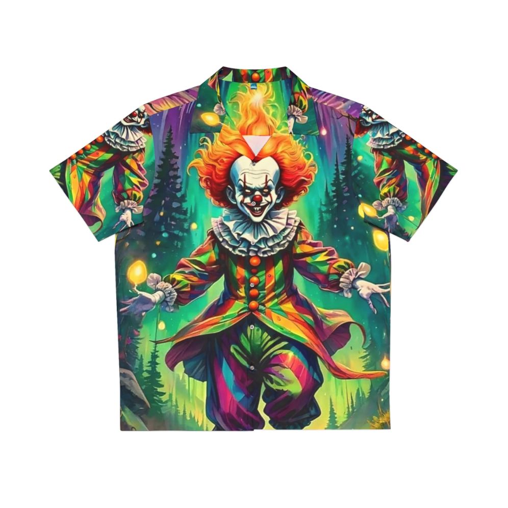 Scary clown Hawaiian shirt