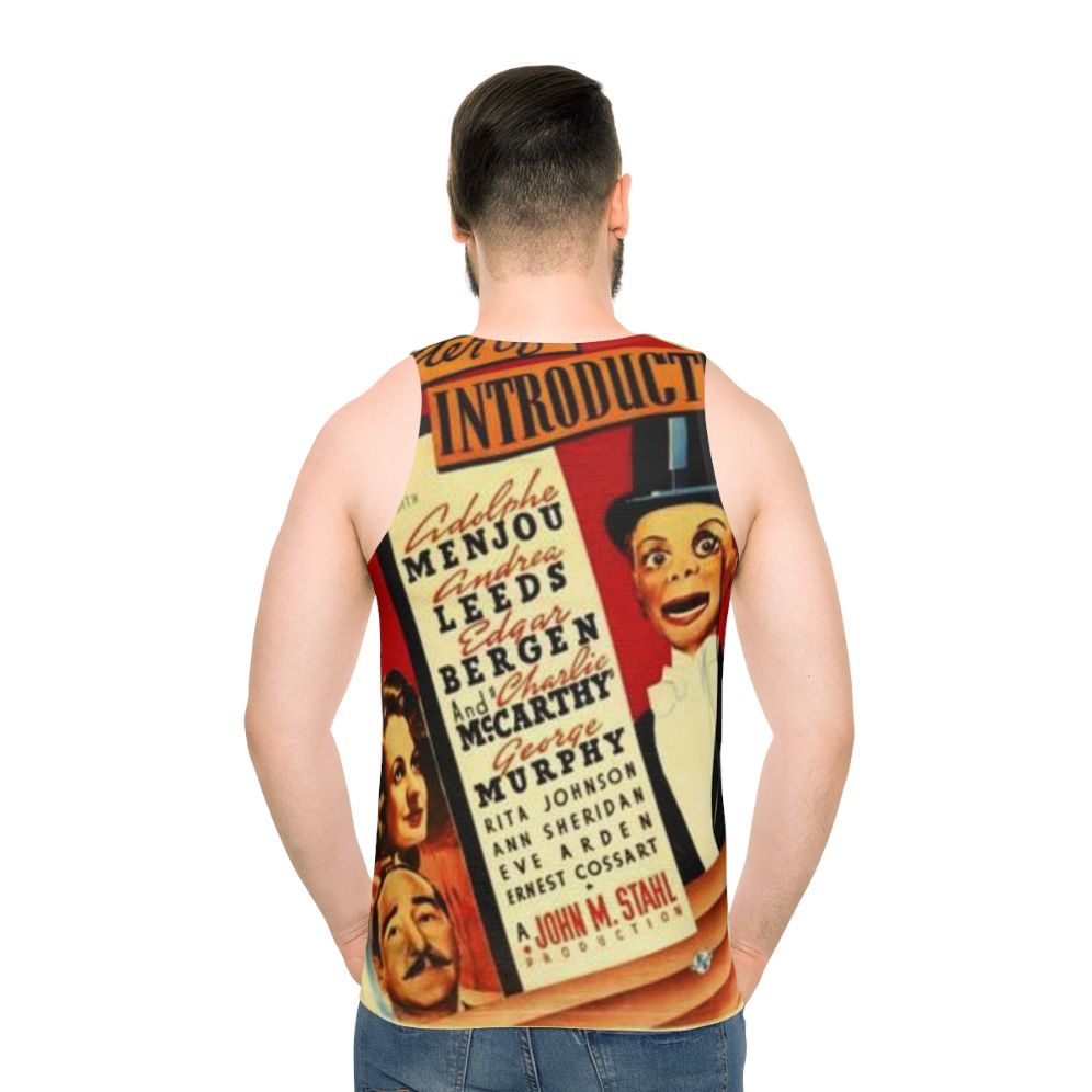 Unisex Charlie Tank Top for Movie Enthusiasts - men back