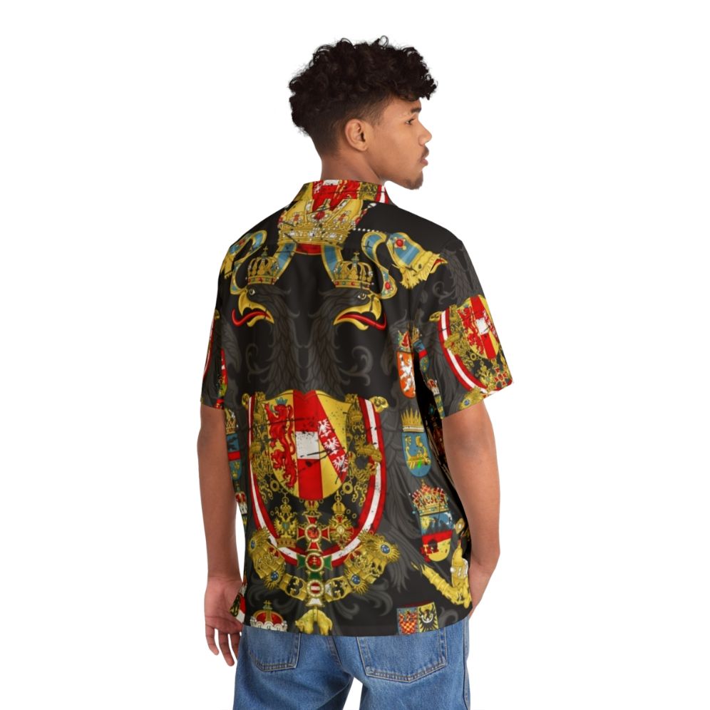 Austrian Empire Flag Hawaiian Shirt - People Back