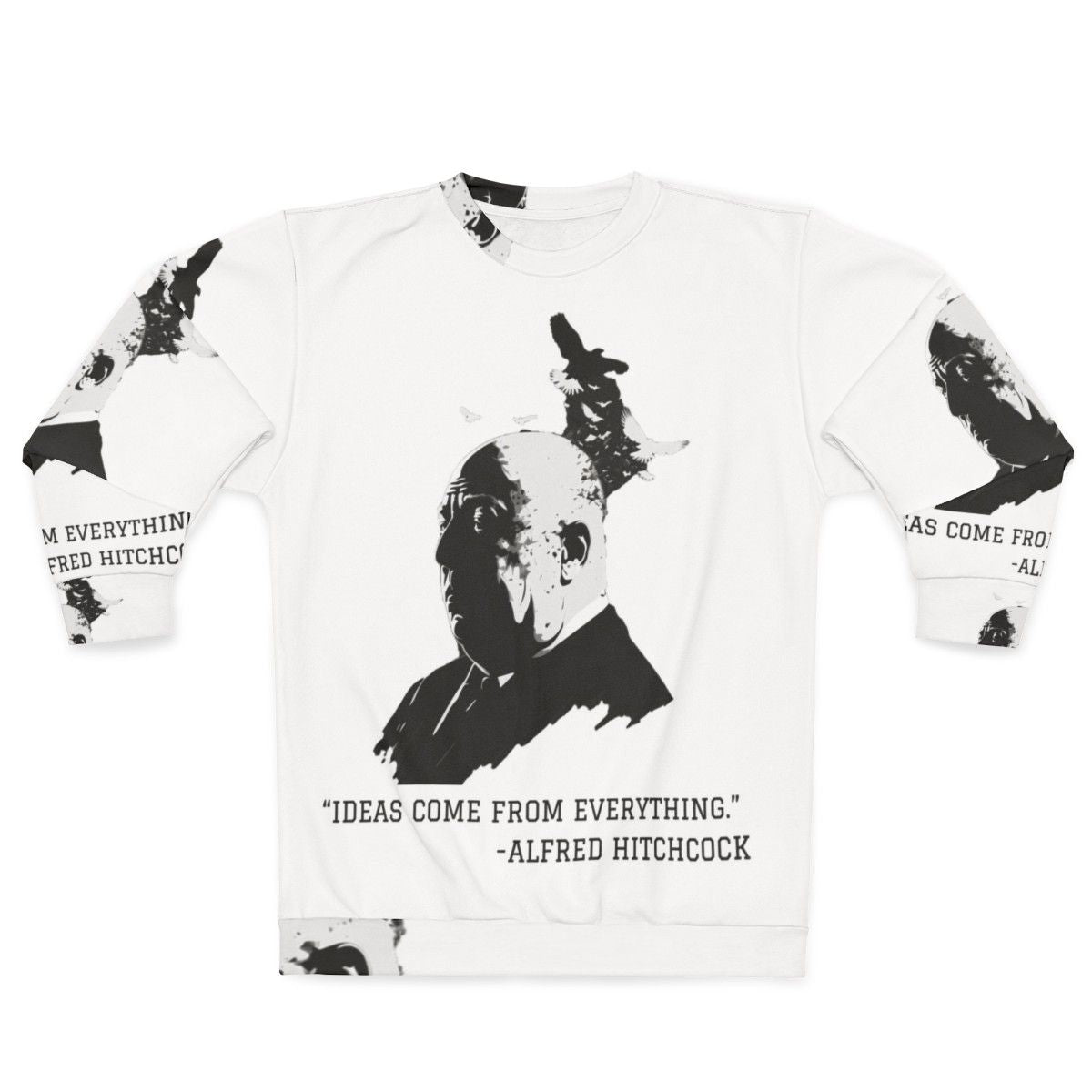 Alfred Hitchcock Illustration Sweatshirt