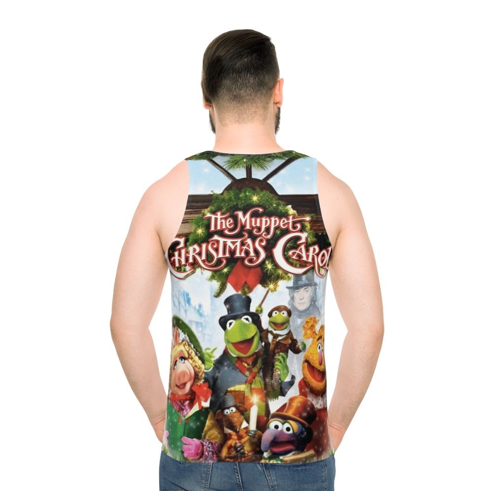 Muppet Christmas Carol Unisex Holiday Movie Tank Top - men back