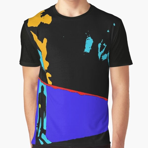 Manhunter graphic t-shirt with iconic horror movie characters like Hannibal Lecter and Francis Dolarhyde