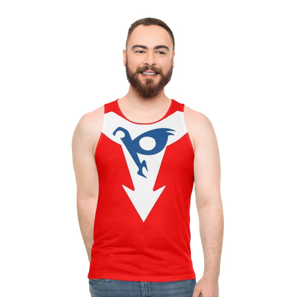 Retro Anime-Inspired Hurricane Polimar Unisex Tank Top - men