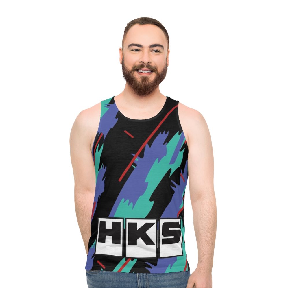 HKS Retro Pattern Unisex Tank Top - men