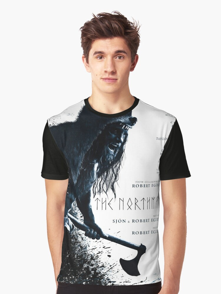 The Northman graphic t-shirt featuring characters and imagery from the epic Viking movie - Men