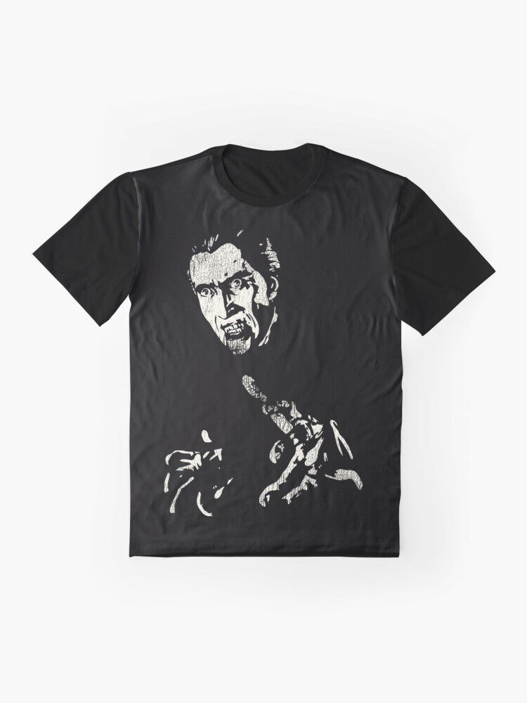 Vintage Dracula: Prince of Darkness horror movie graphic t-shirt - Flat lay