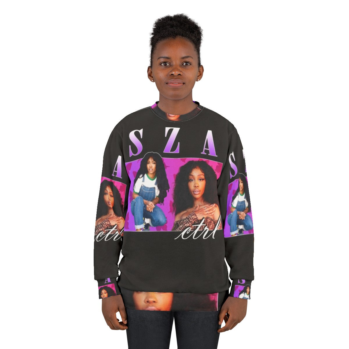 Vintage retro 90s hip-hop and RnB inspired sweatshirt - women