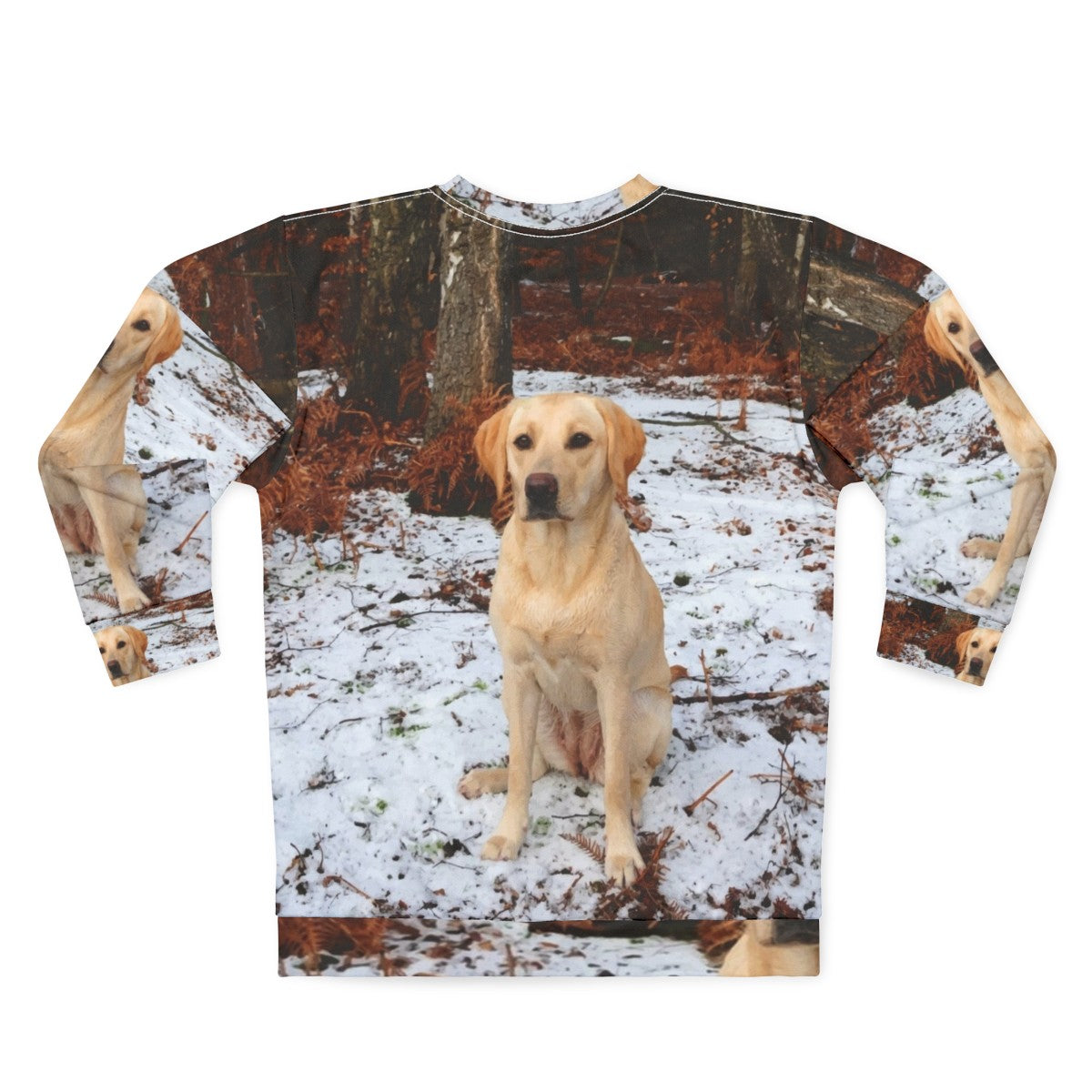 Yellow Labrador Retriever Sweatshirt - Back