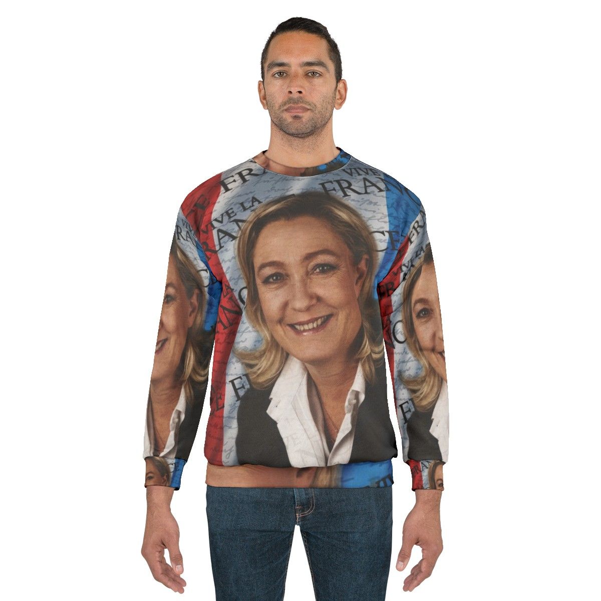 Marine Le Pen Patriotic Sweatshirt - men