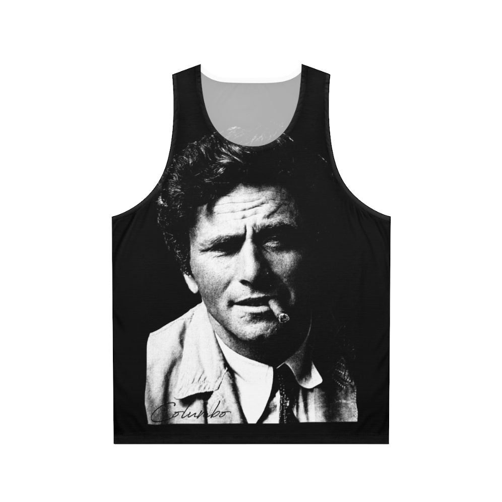 Columbo portrait unisex tank top