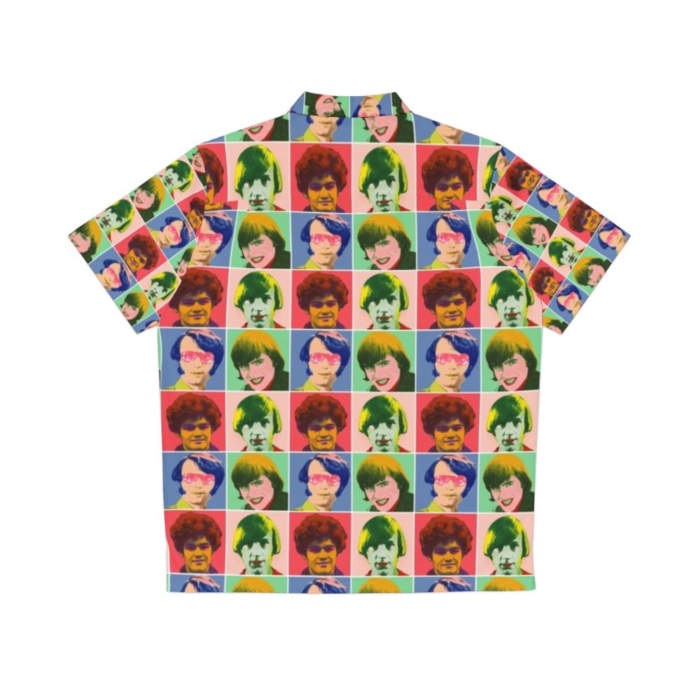 Warhol Monkees Checkered Hawaiian Shirt - Back