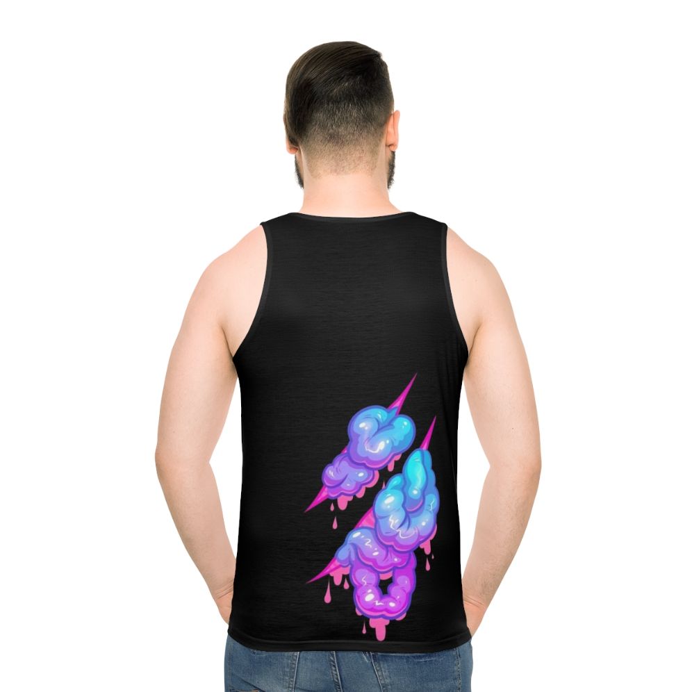 Pastel Goth Unisex Inside Out Tank Top - men back