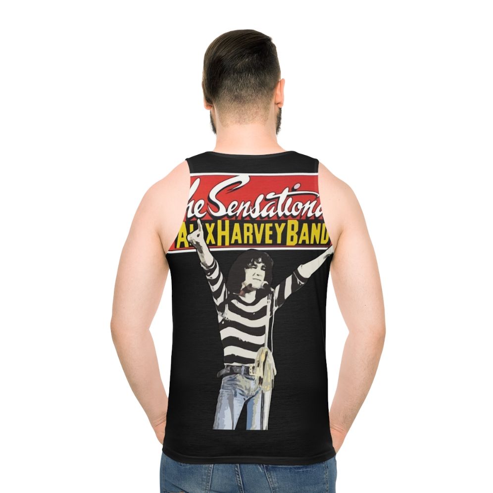 The Sensational Alex Harvey Band 1970s Unisex Tank Top - men back