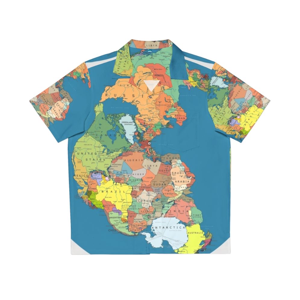 Vintage Hawaiian Shirt Featuring Pangaea Supercontinent Map