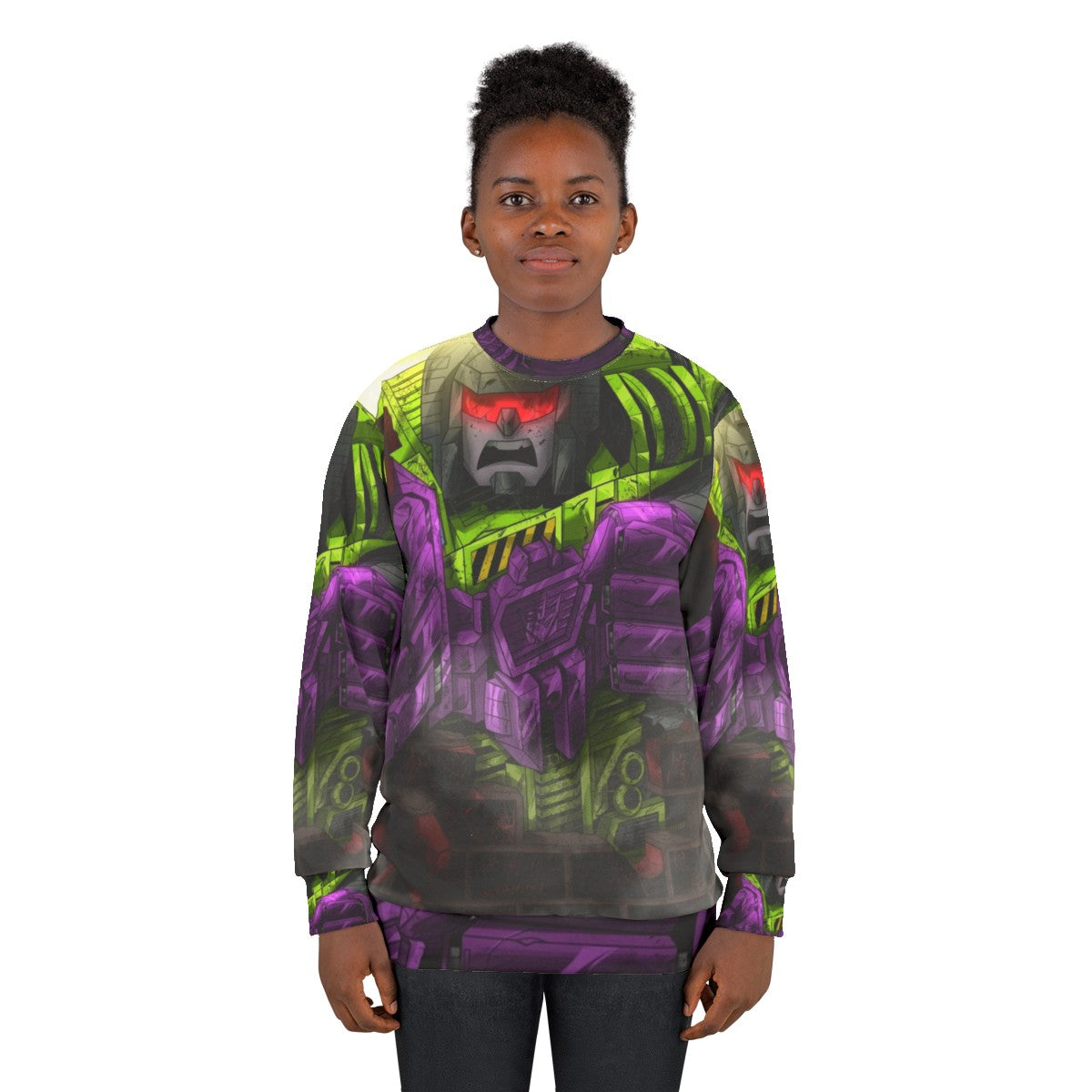 Transformers Devastator Decepticons Fan Art Sweatshirt - women