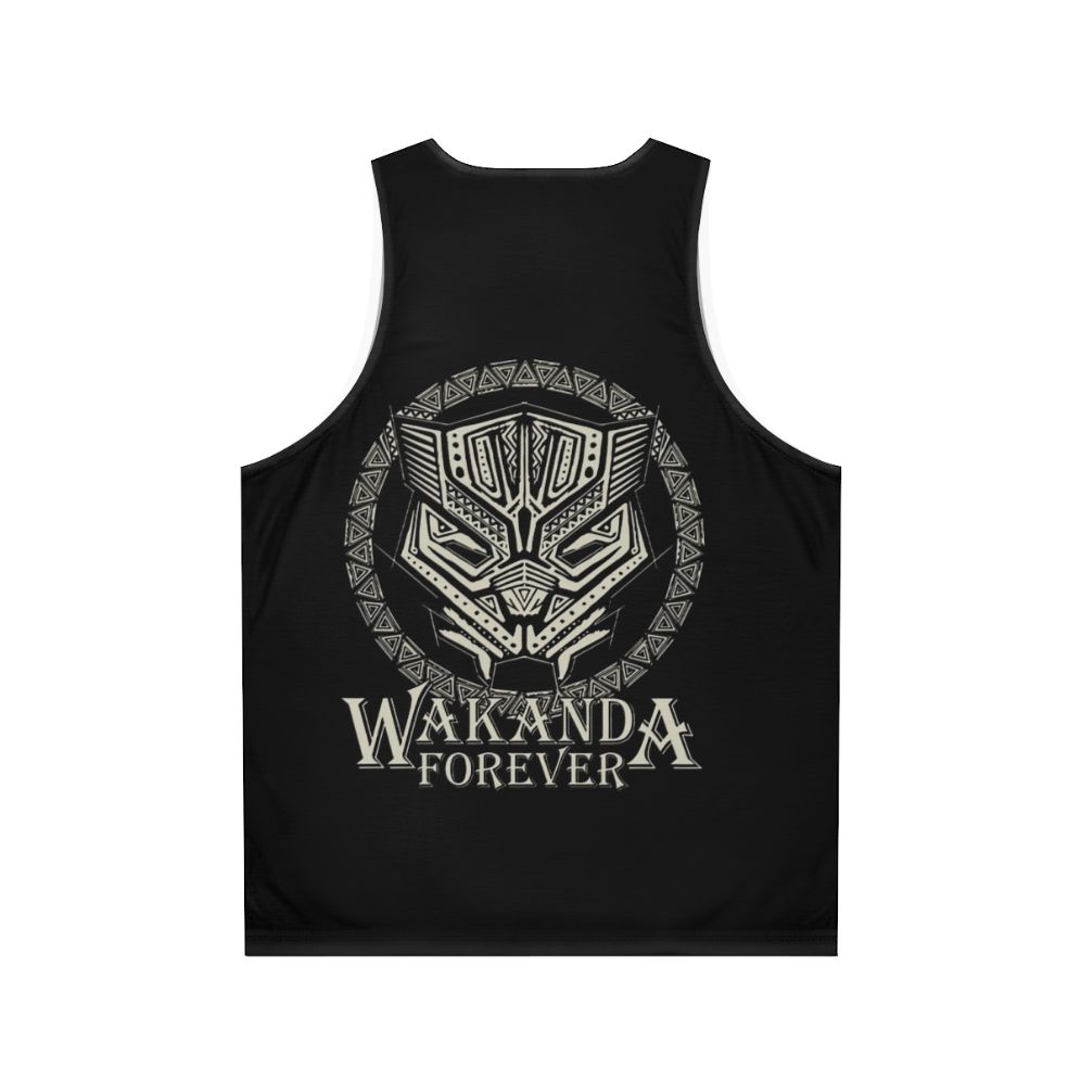 Wakanda Forever Unisex Marvel Comics Black Panther Tank Top - Back