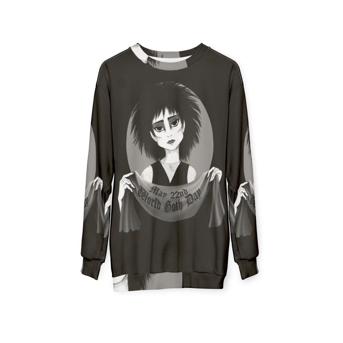 World Goth Day Siouxsie and The Banshees Gothic Sweatshirt - hanging