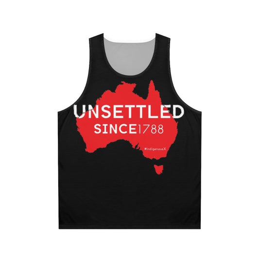 Unsettled Since 1788 Unisex Red Tank Top