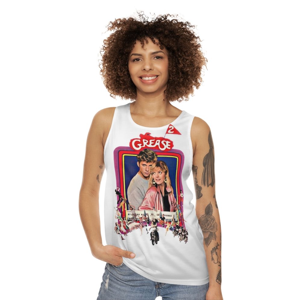 Grease 2 retro 80s unisex tank top - women