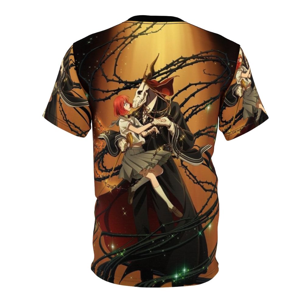 Anime-inspired t-shirt featuring characters from The Ancient Magus Bride - Back