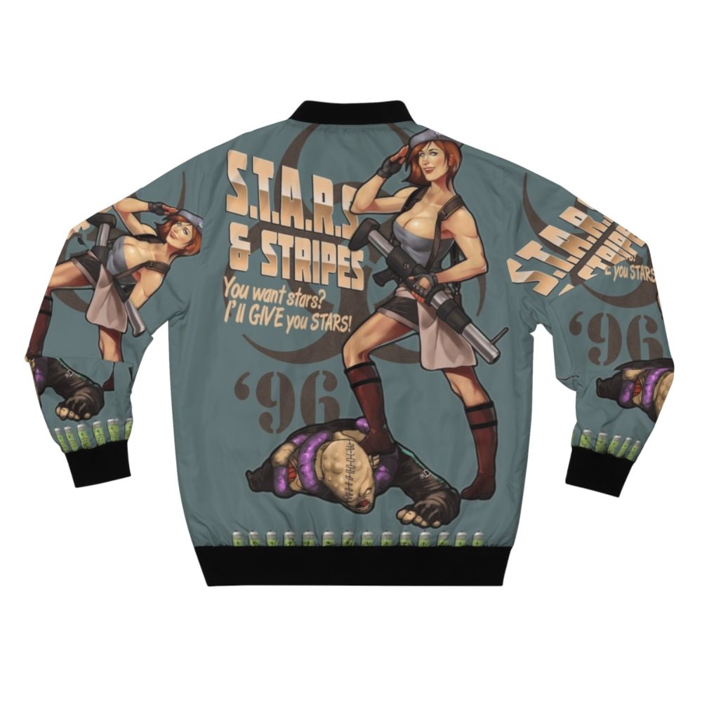 Jill Valentine Resident Evil Bombshell Bomber Jacket - Back