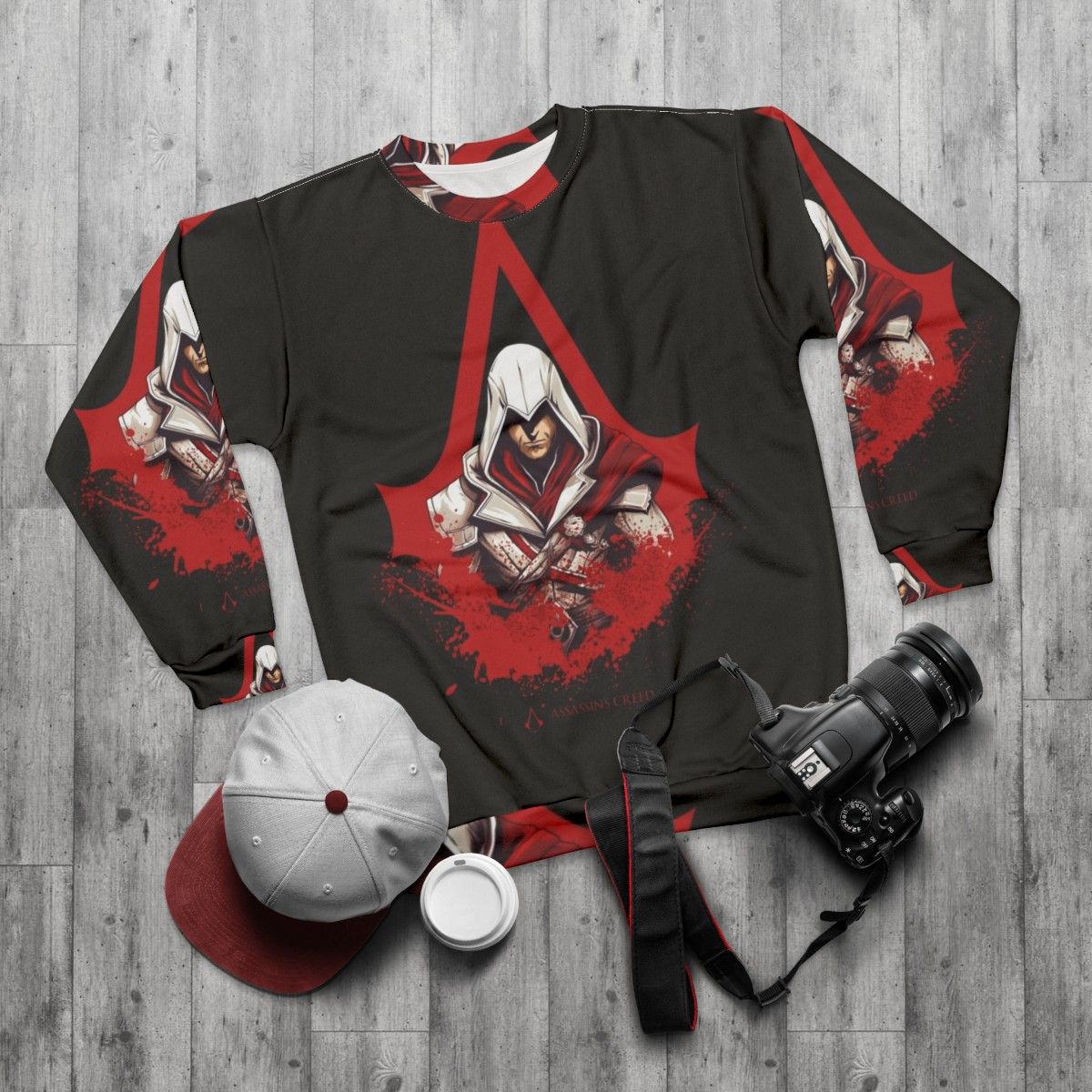 Assassins Creed Sweatshirt - flat lay