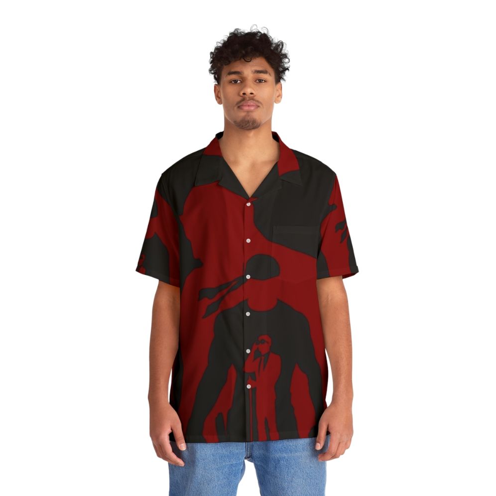 Daredevil superhero Hawaiian shirt with vibrant pattern - People Front