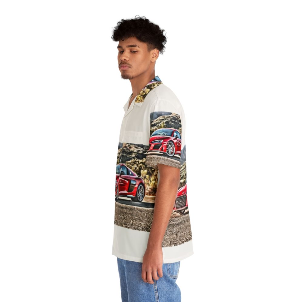 Audi R8 Supercar Hawaiian Shirt - People Left