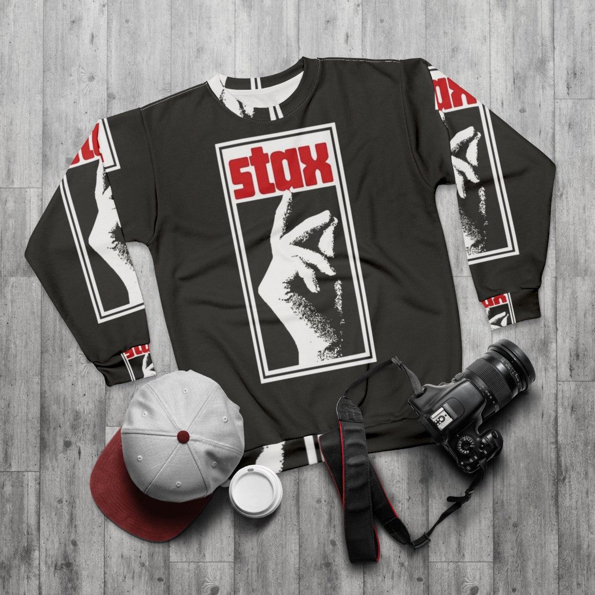 Stax Records Soul Music Sweatshirt - flat lay