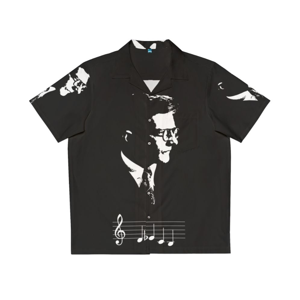 Dmitri Shostakovich inspired musical notes Hawaiian shirt