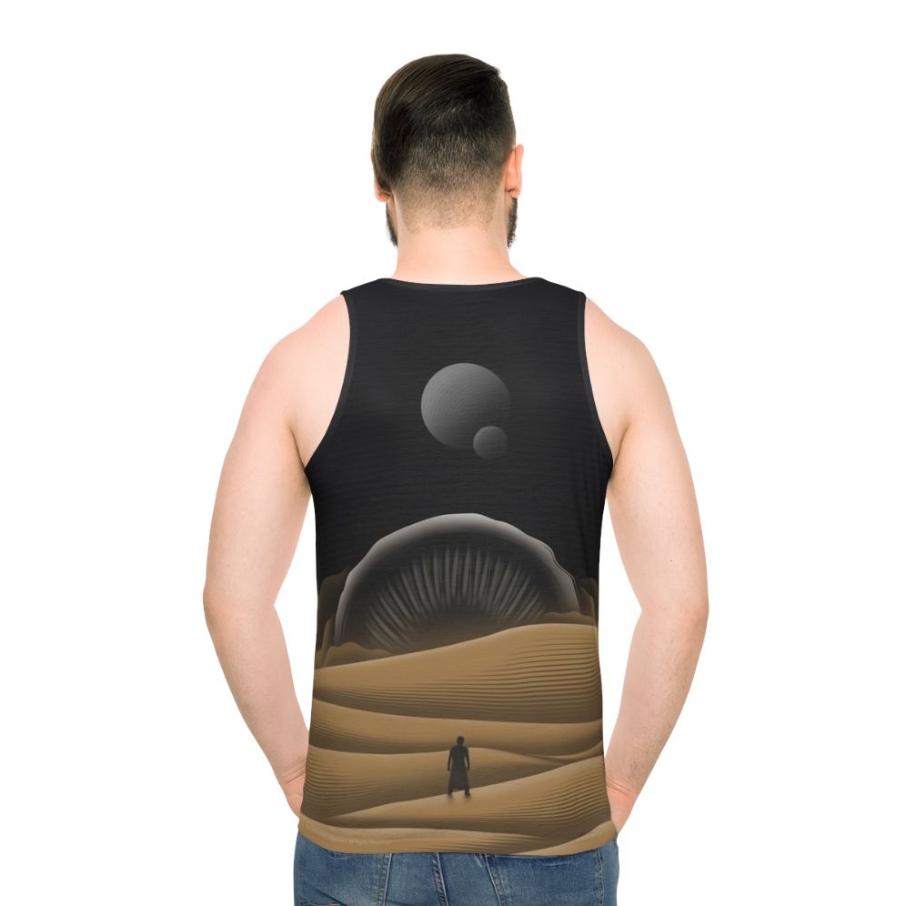 Dune Arrakis Unisex Tank Top - men back