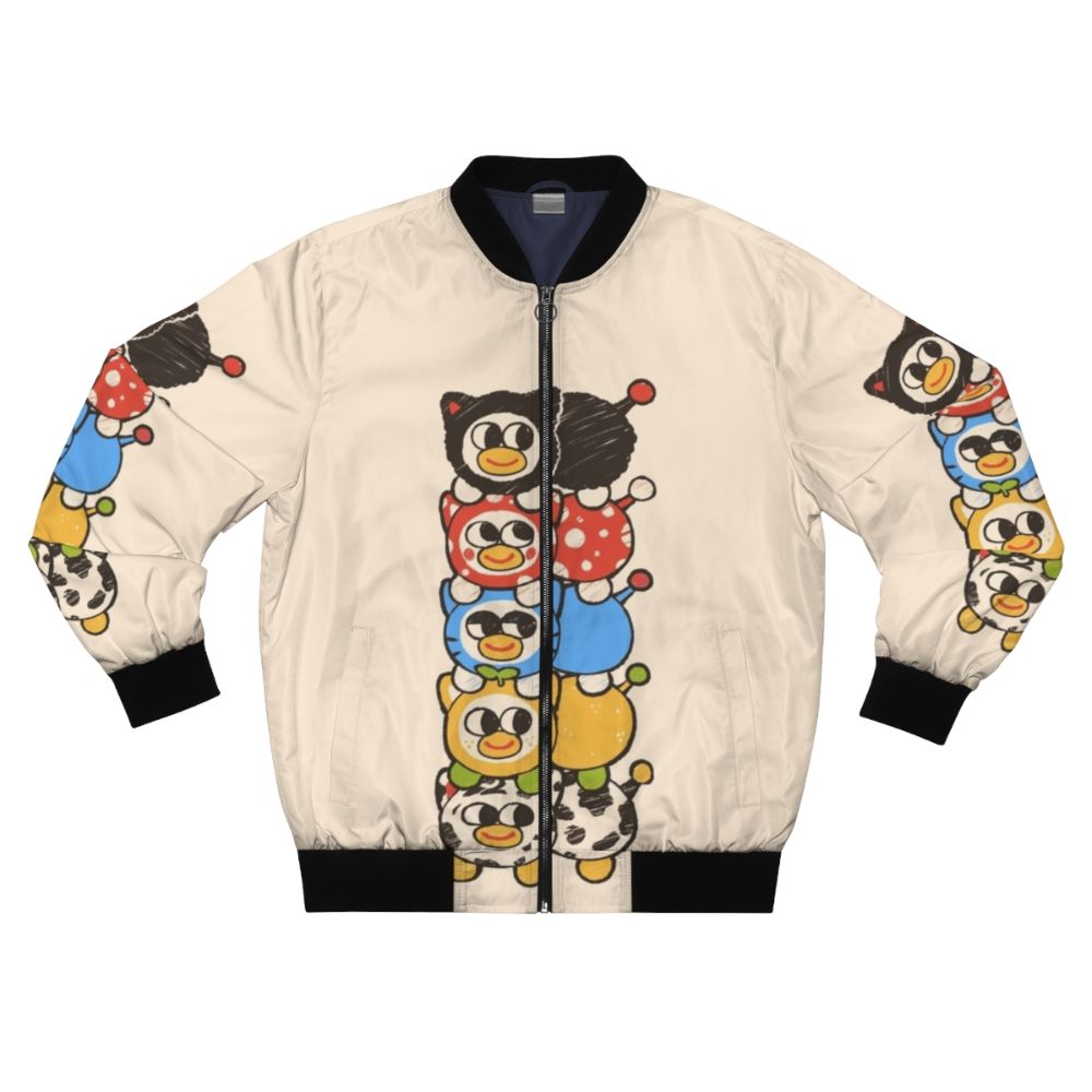 Peepy Bomber Jacket, Stylish Bomber Jacket with Peepy Design