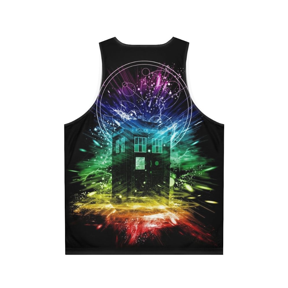 Time Storm Doctor Who Inspired Unisex Tank Top - Back