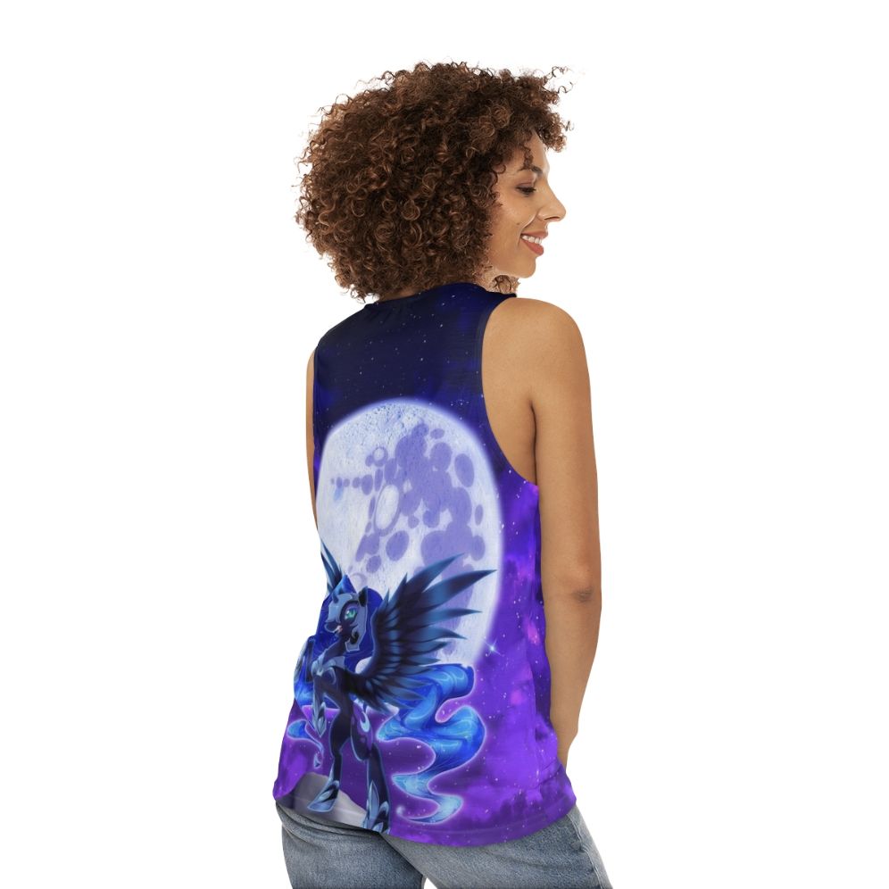 Nightmare Moon Unisex Tank Top - women back