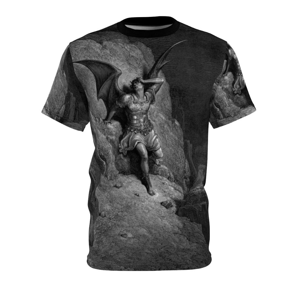 Gustave Dore's The Fall of Satan 1866 Inspired T-Shirt