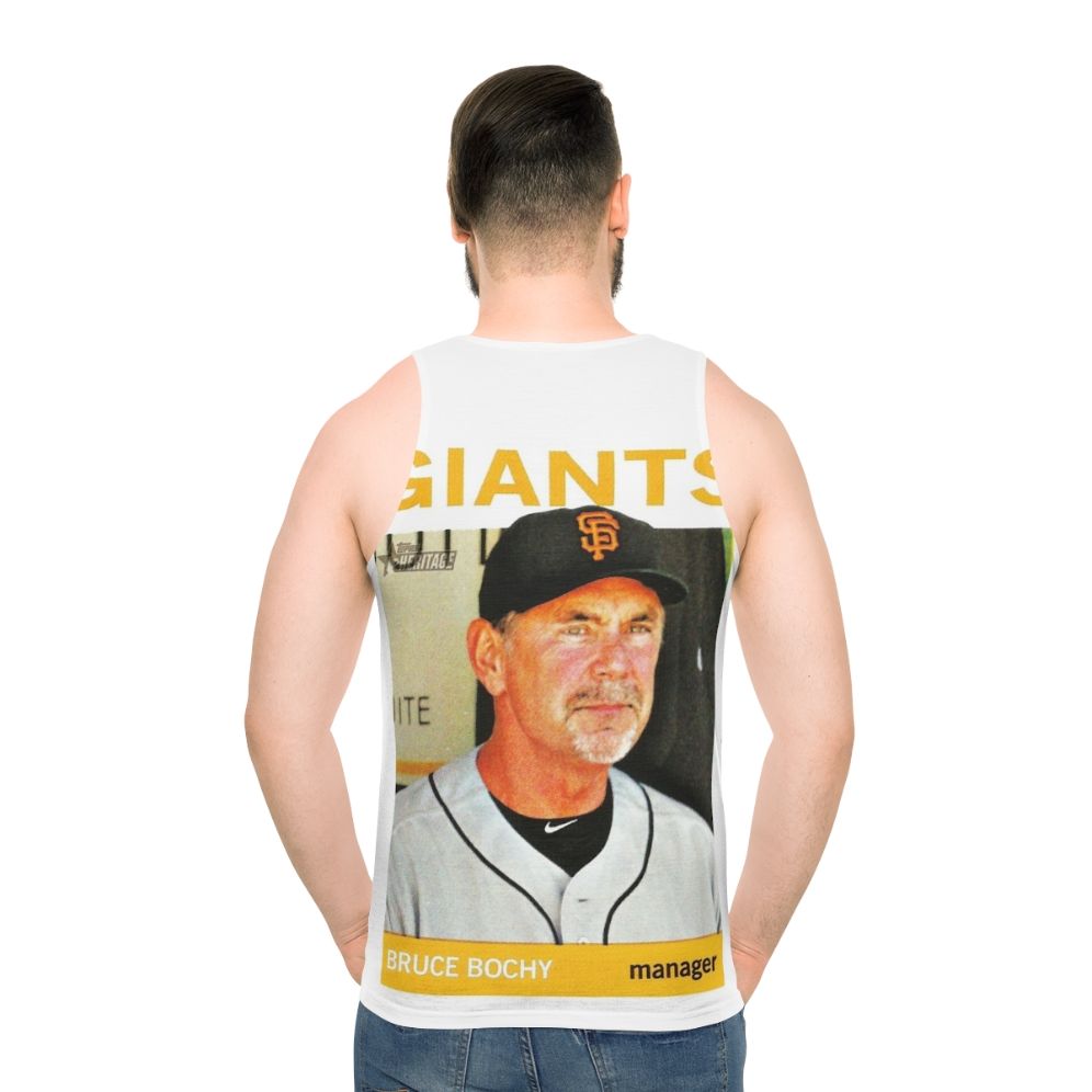 Bruce Bochy San Francisco Giants Sports Legend Unisex Tank Top - men back