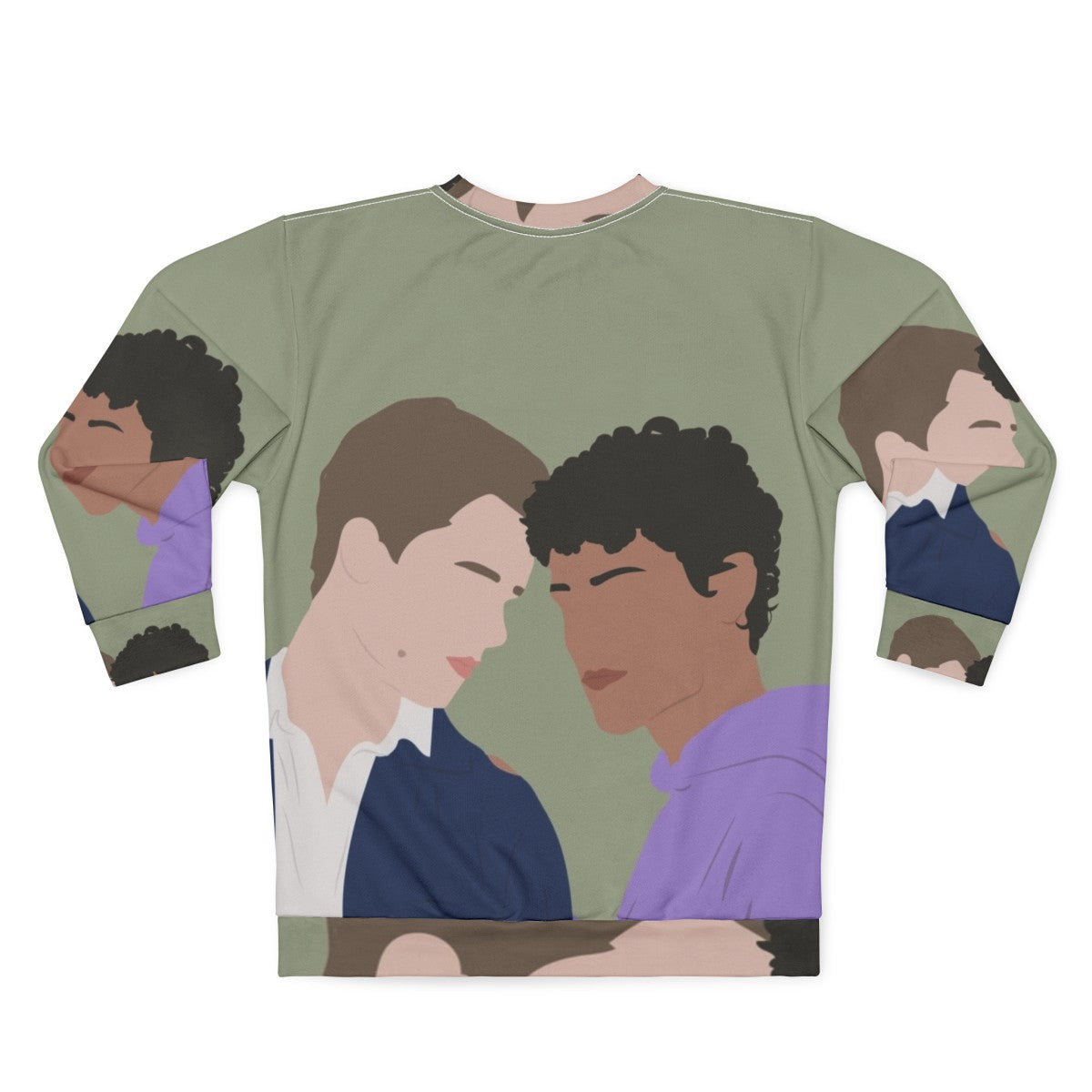 Young Royals Season Two Sweatshirt with Prince Wilhelm and Simon - Back