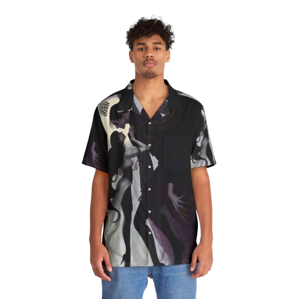 Emet-Selch "Death and the Maiden" Hawaiian Shirt - People Front