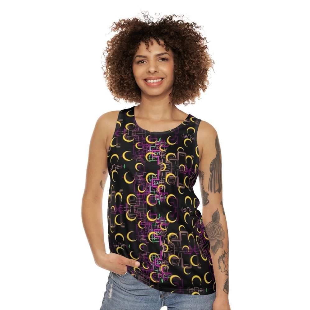 Dan Flashes Pattern Cool Tim Robinson I Think You Should Leave Unisex Tank Top - women