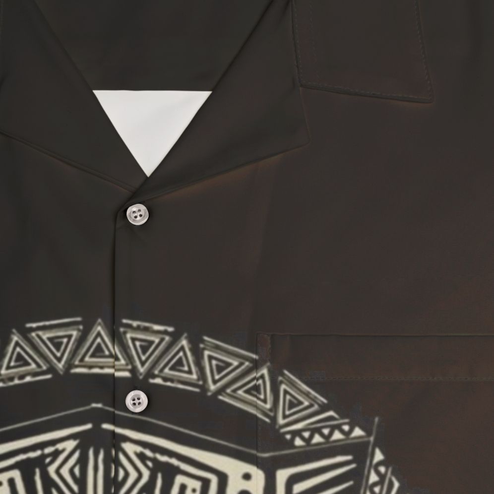 Wakanda Forever Black Panther Hawaiian Shirt - Detail