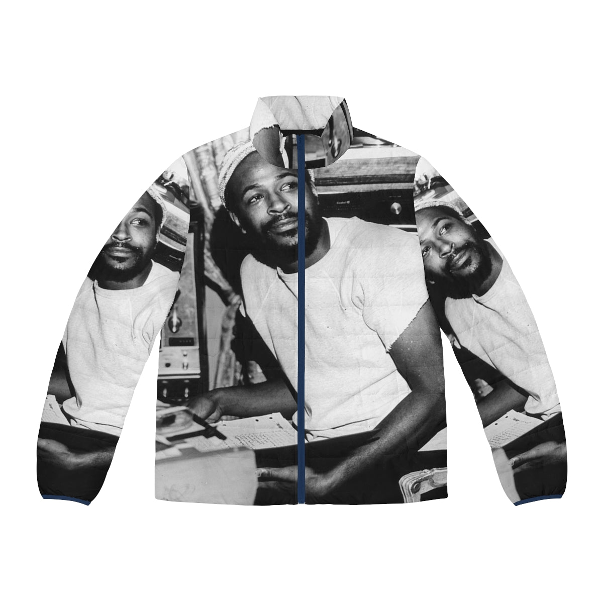 Marvin Gaye Puffer Jacket - Iconic R&B Singer Inspired Outerwear