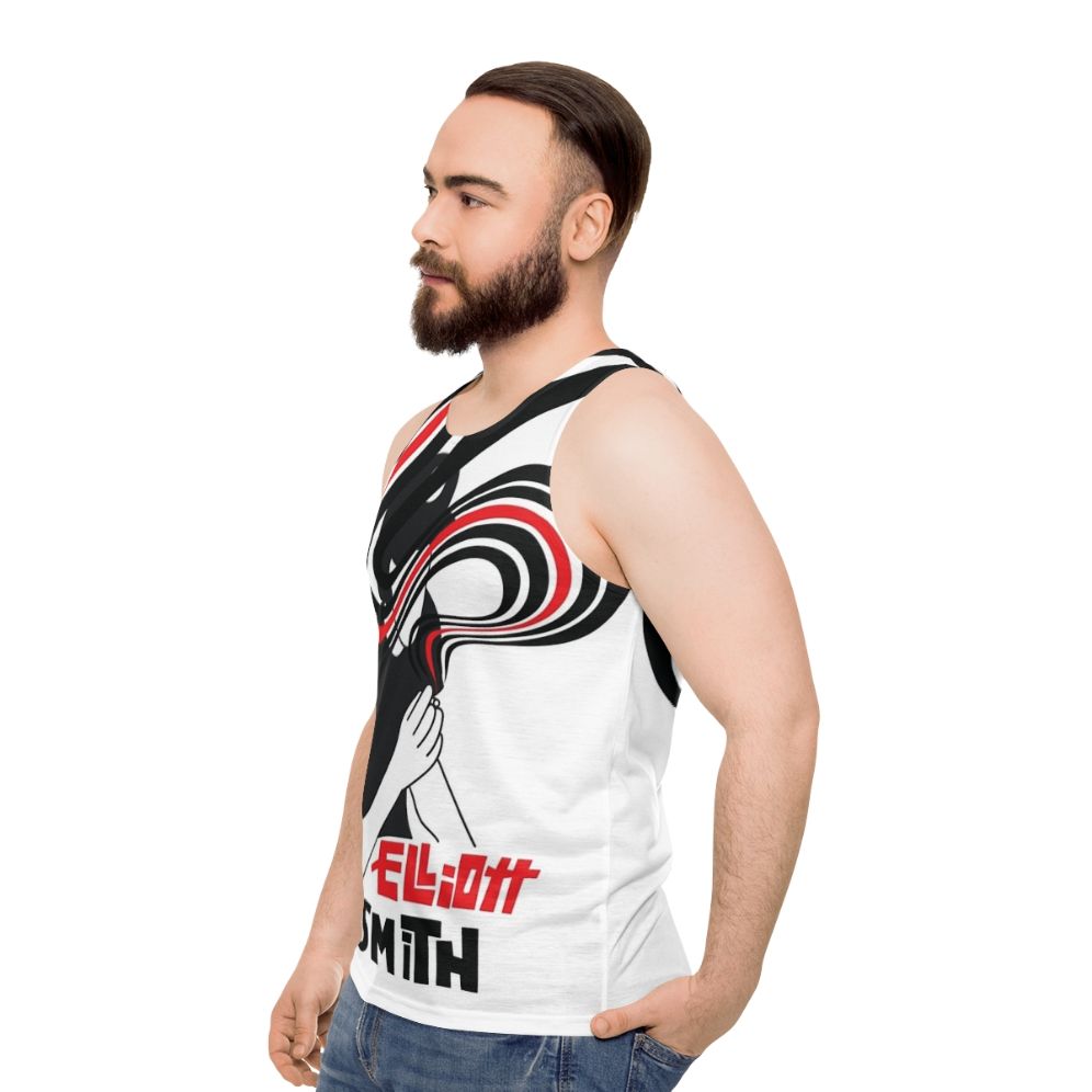 Elliott Smith "Figure 8" Unisex Music Tank Top - men side