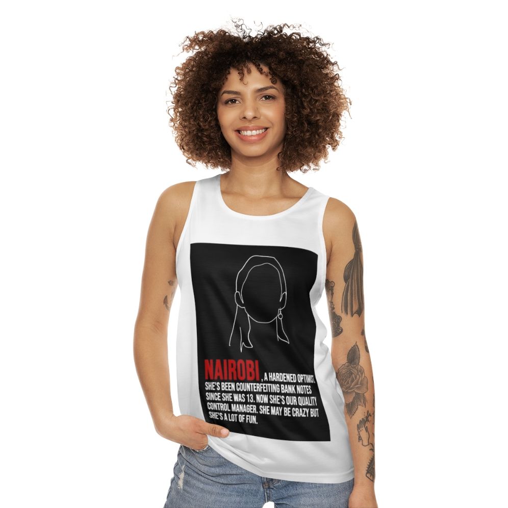 Nairobi House of Money Unisex Tank Top - women