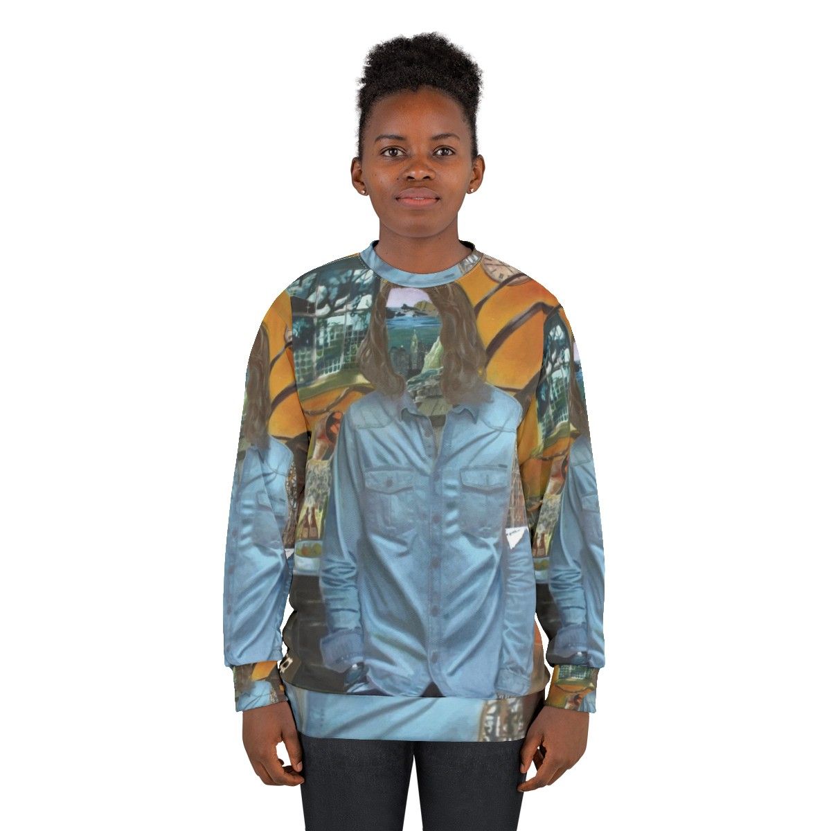 Hozier Sweatshirt featuring the Wasteland Baby album cover design - women