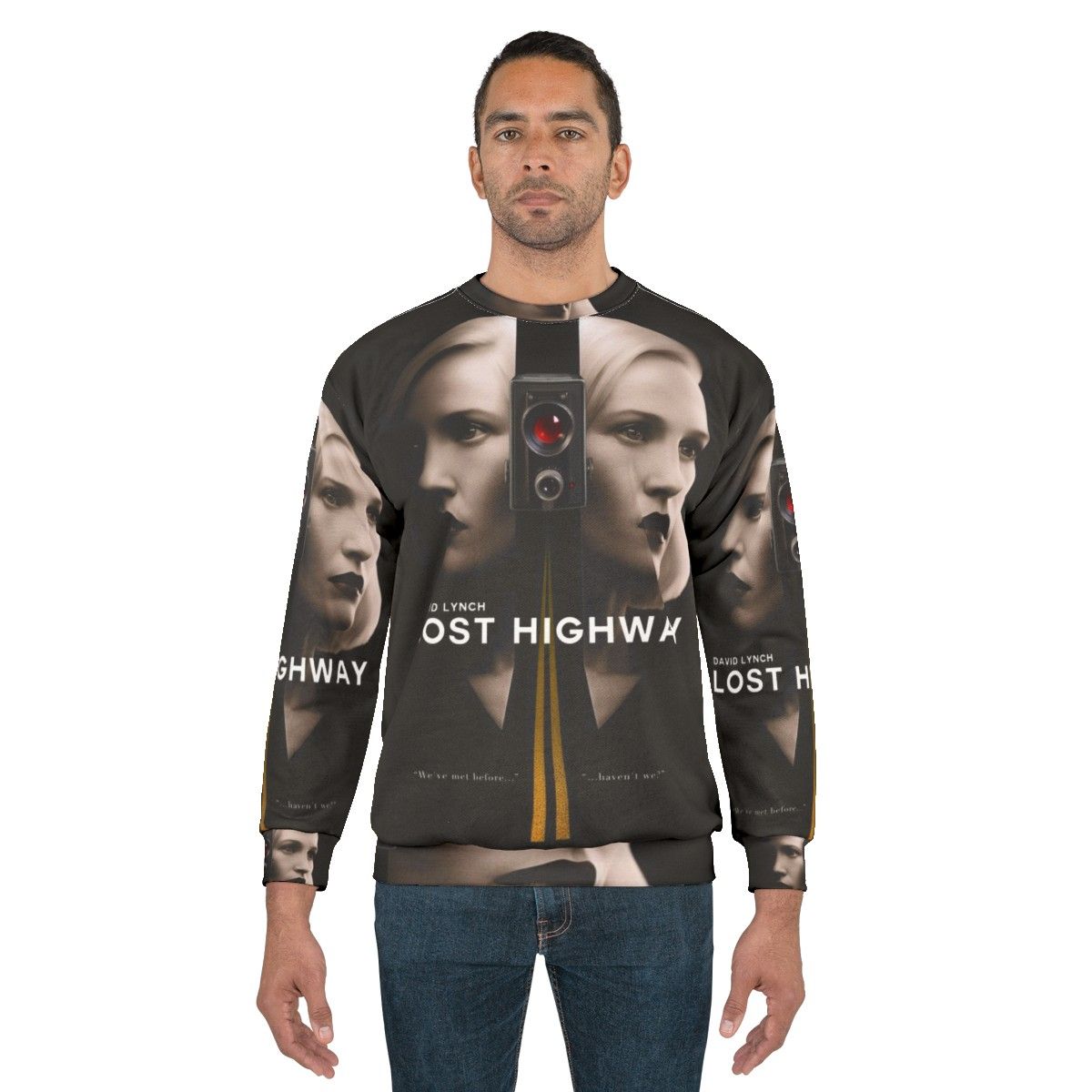 "Lost Highway" David Lynch movie-inspired sweatshirt - men